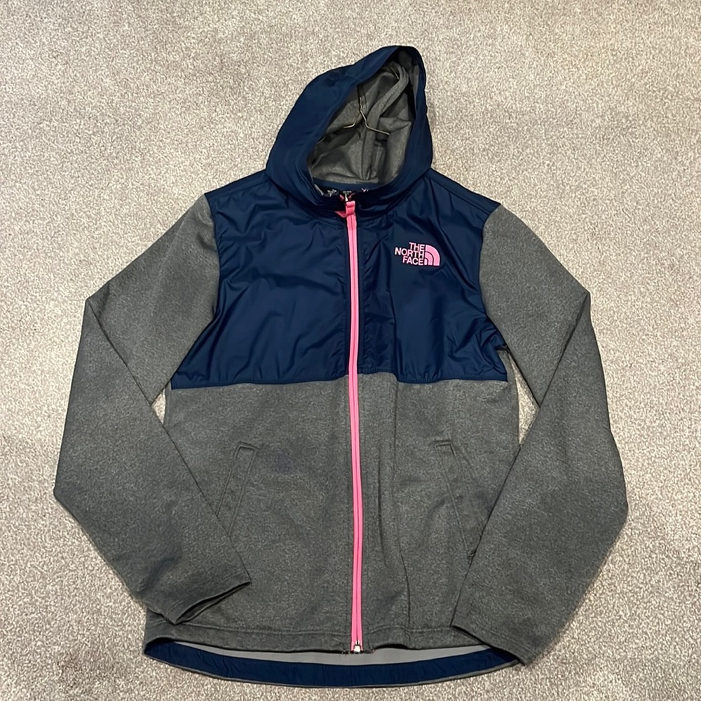 Girls size 14/16 The North Face full zip sweatshirt